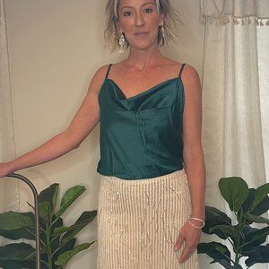 Hunter green camisole